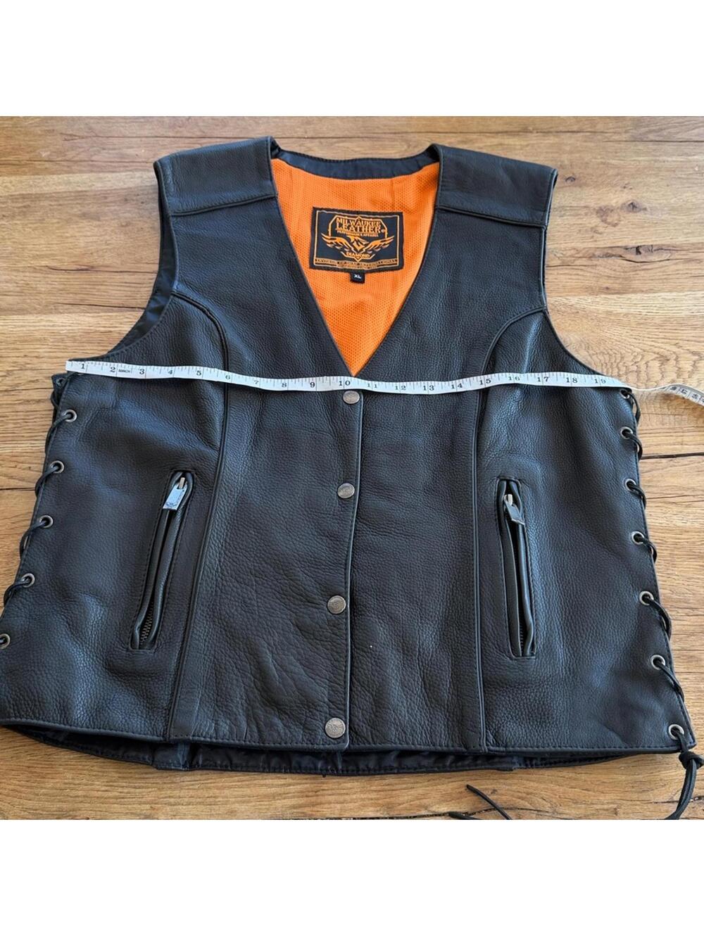Milwaukee Leather moto biker vest size XL - Picture 4 of 6